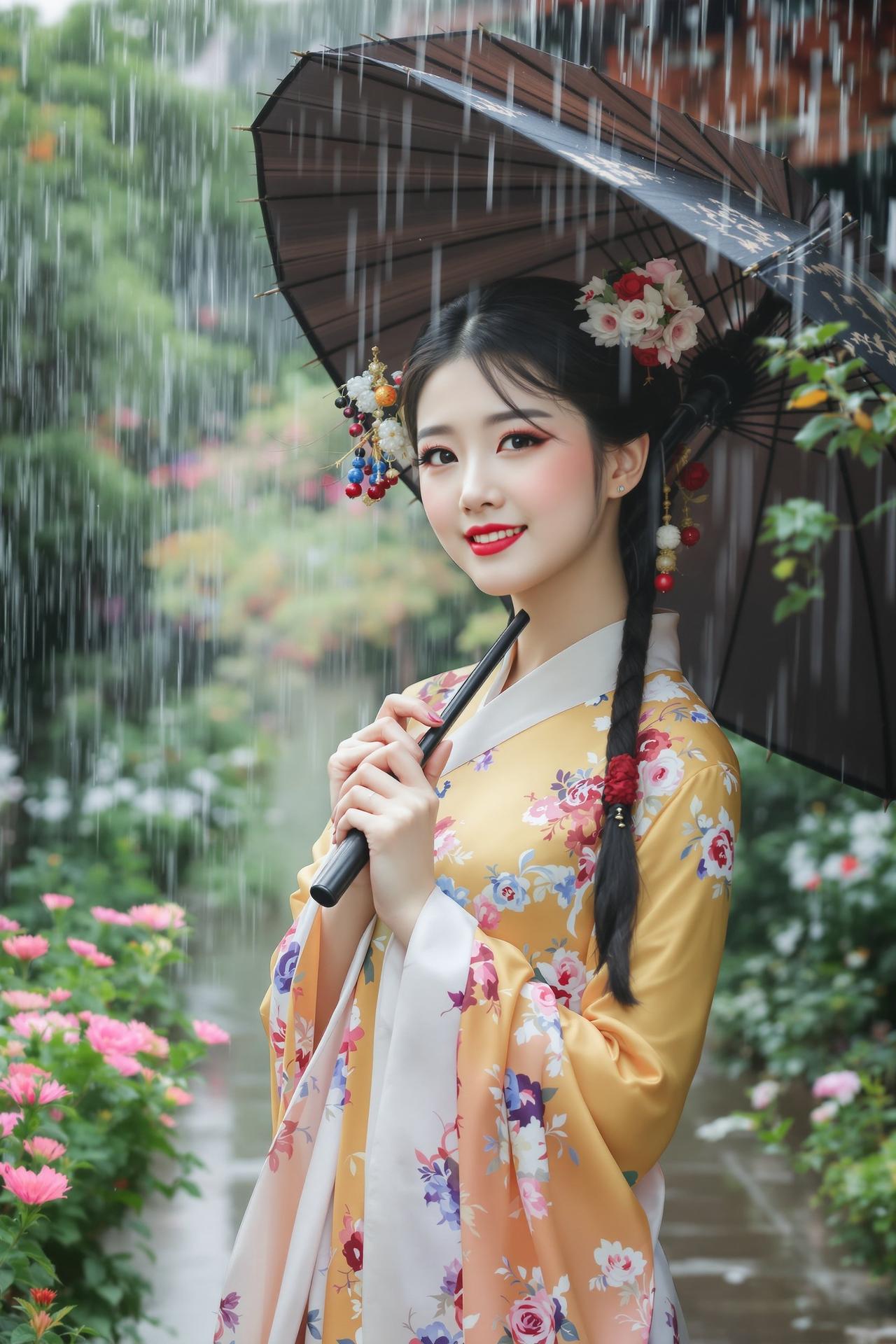 烟雨江南汉服少女写真 - 福利岛诗意摄影